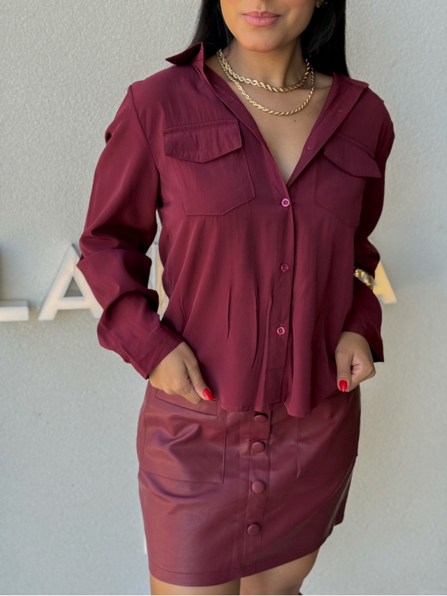 Camisa Amélia Cereja 