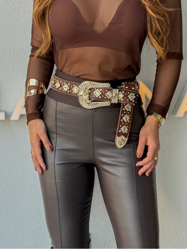 Cinto Country Pedraria Café 