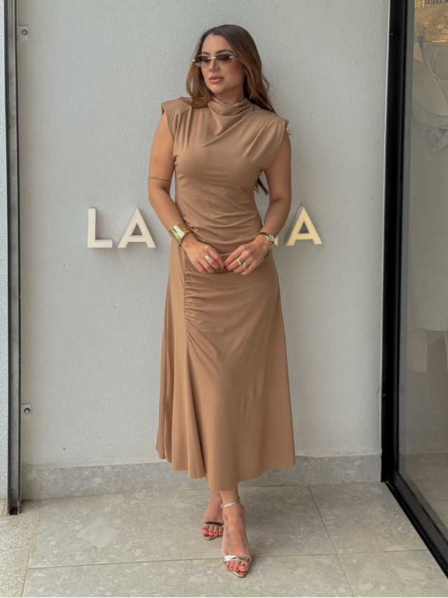 Vestido Muscle Tee Morgan Cáqui 