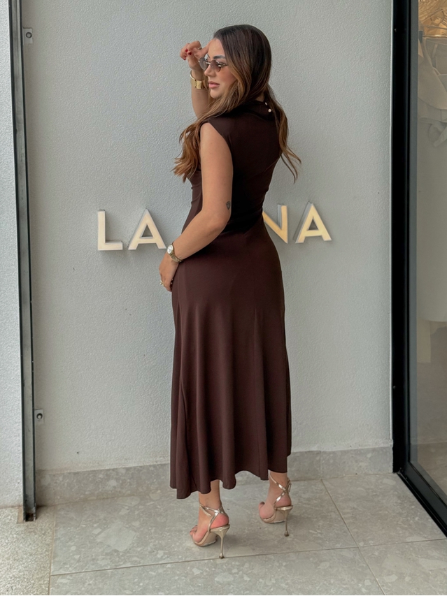 Vestido Muscle Tee Morgan Café 