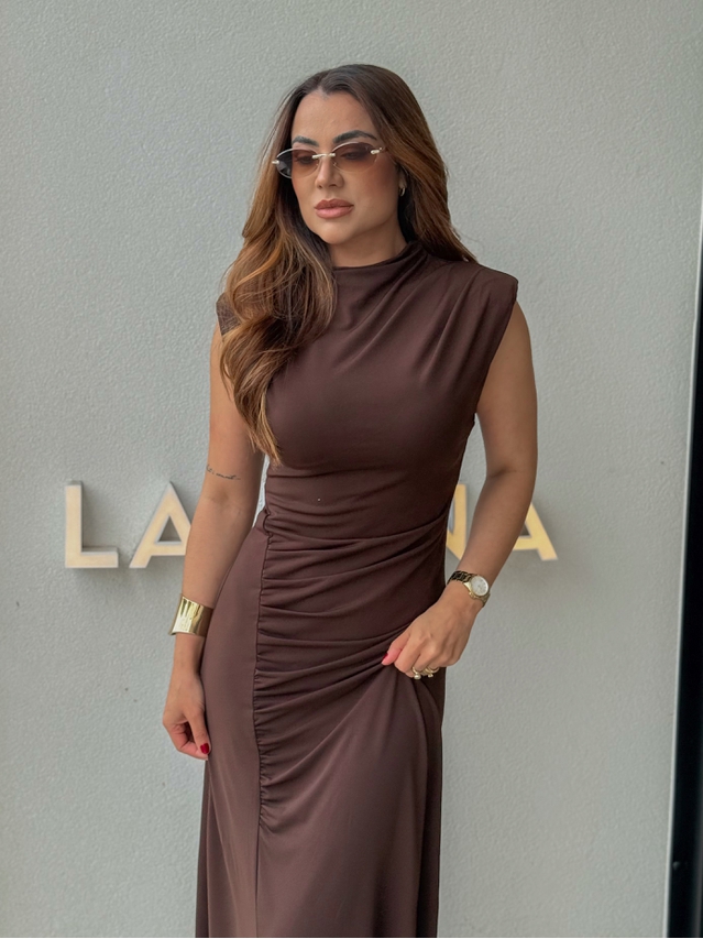 Vestido Muscle Tee Morgan Café 