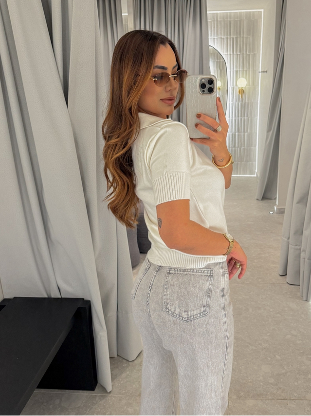 Blusa Gola Polo Eleonora Off