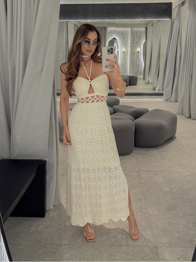 Vestido Tricot Verônica Off