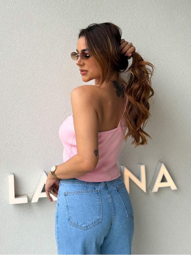 Blusa Tricot Vitória Rosa