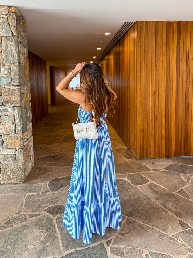 Vestido Listrado Tomara que Caia Alanis