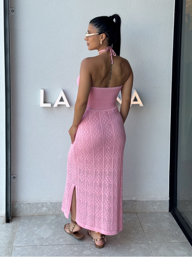 Vestido Tricot Verônica Rosa