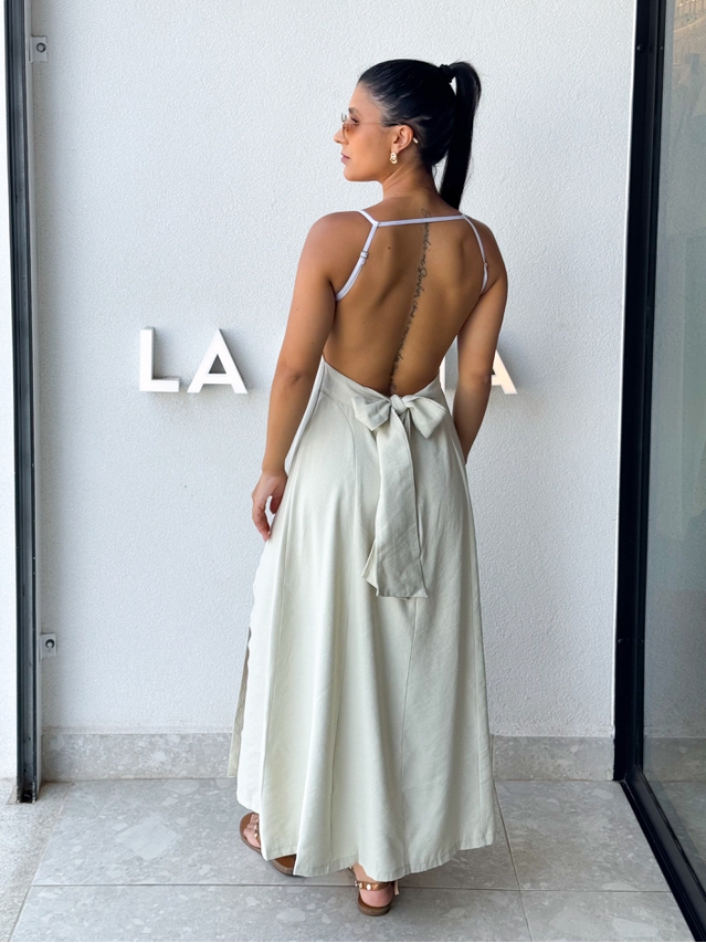 Vestido Midi Lilian Areia
