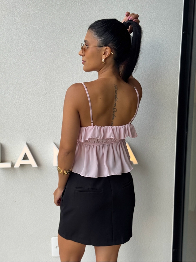 Blusa Alça Babado Solange Rosa