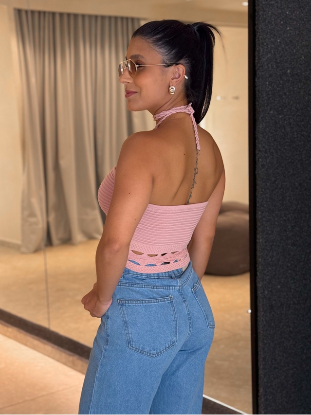 Blusa Tricot Simaria Rosa