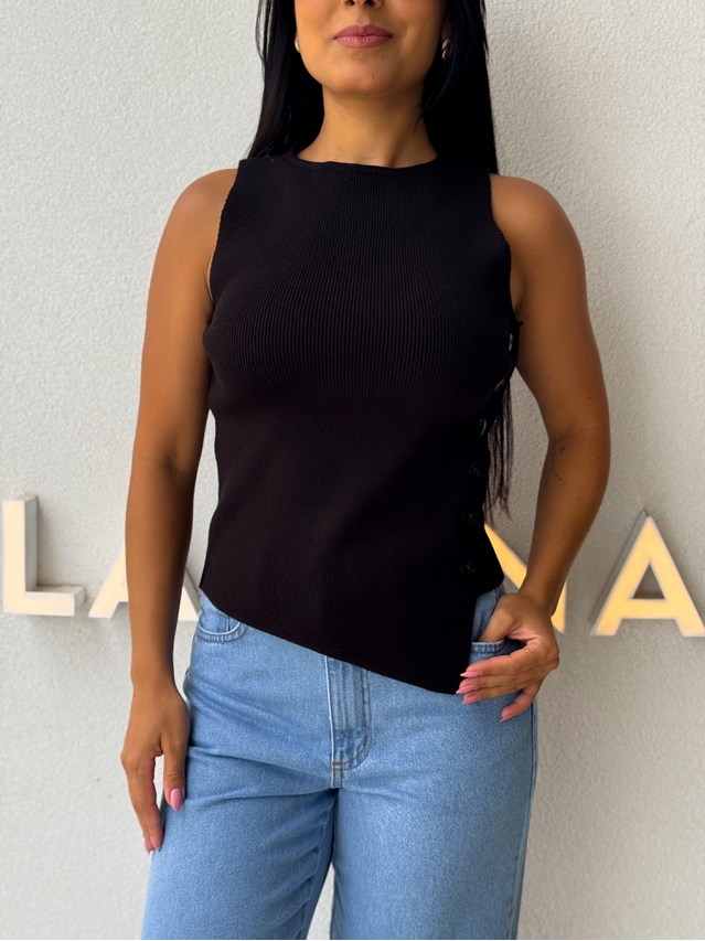 Blusa Tricot Nina Preta