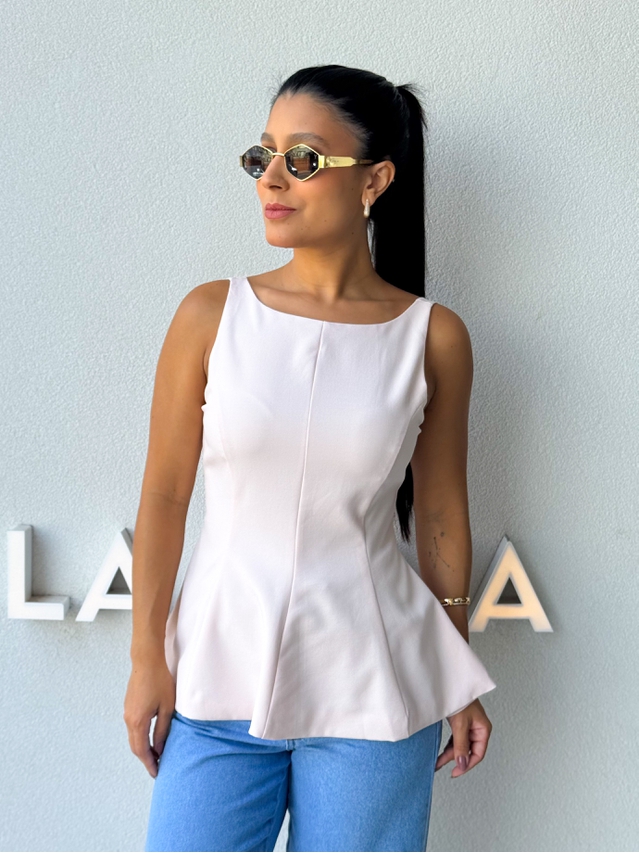 Blusa Peplum Natalie Rosa 