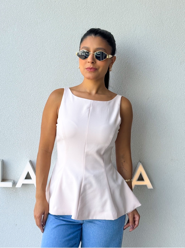 Blusa Peplum Natalie Rosa 