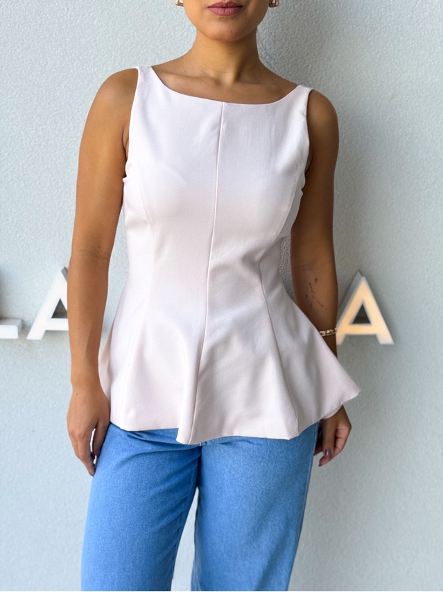 Blusa Peplum Natalie Rosa 