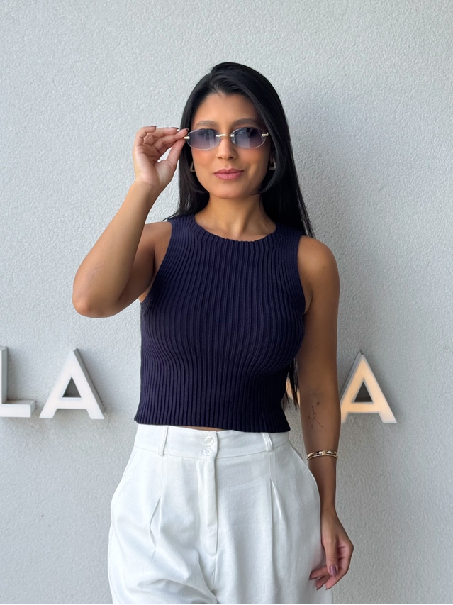 Cropped Tricot Celinne Marinho