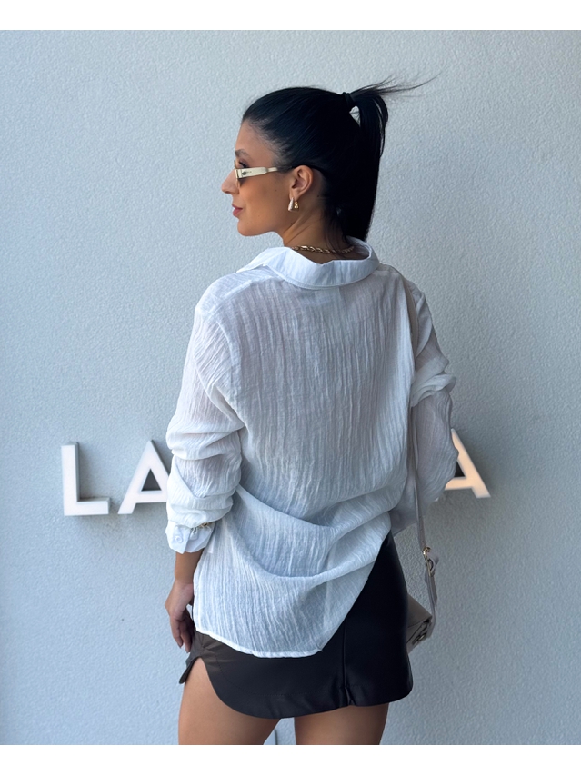 Camisa Viscolinho Aline Branco