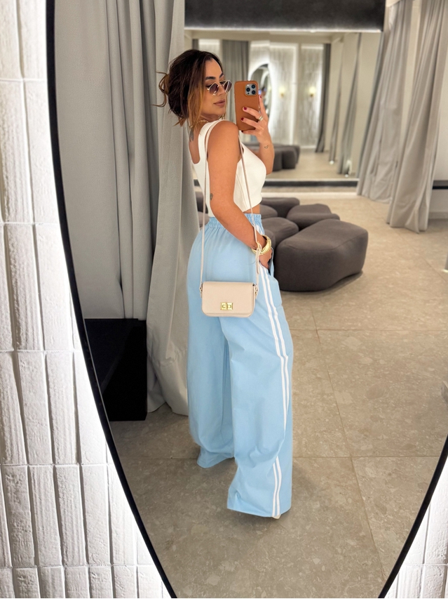 Calça Listra Soraia Azul