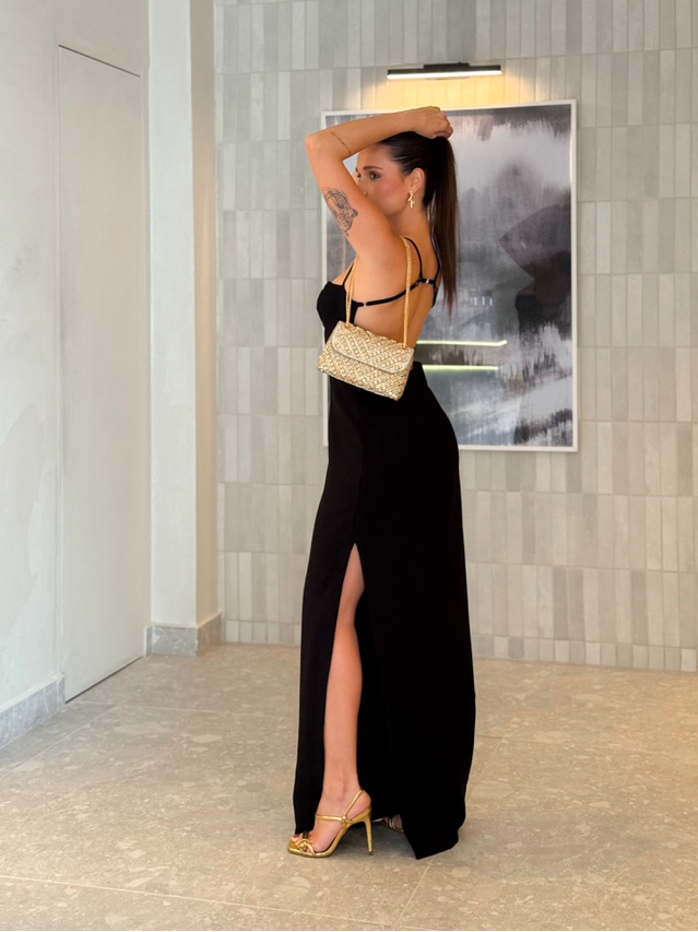 Vestido Longo Irlanda Preto