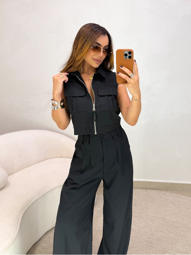 Conjunto Calça Samara Preto