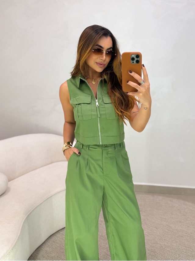 Conjunto Calça Samara Verde