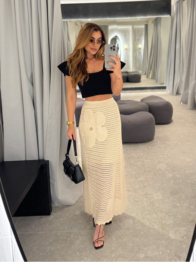 Blusa Tricot Babi Preta