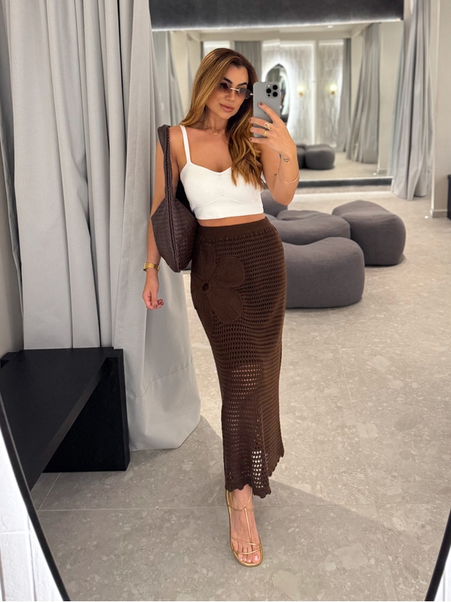 Saia Tricot Aisha Café 