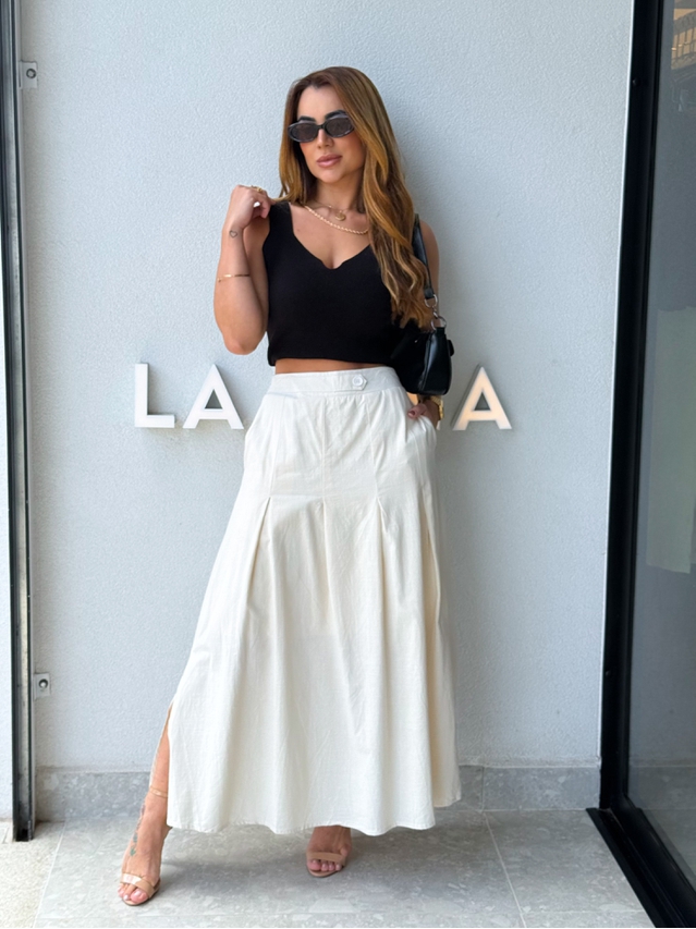 Blusa Tricot Marcia Preta