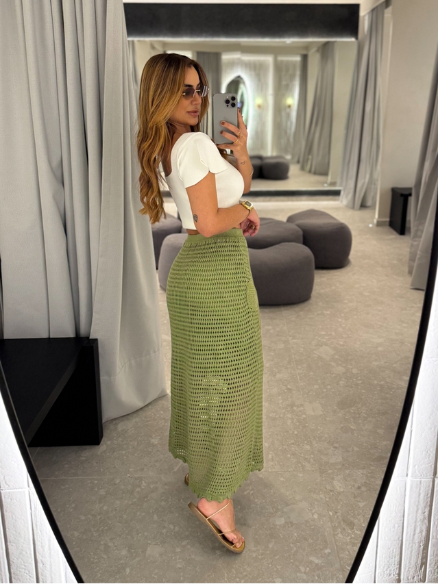 Saia Tricot Aisha Oliva