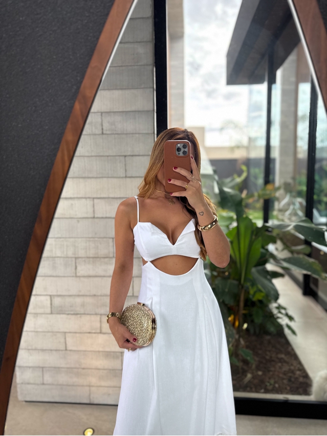 Vestido Midi Maraisa Branco 
