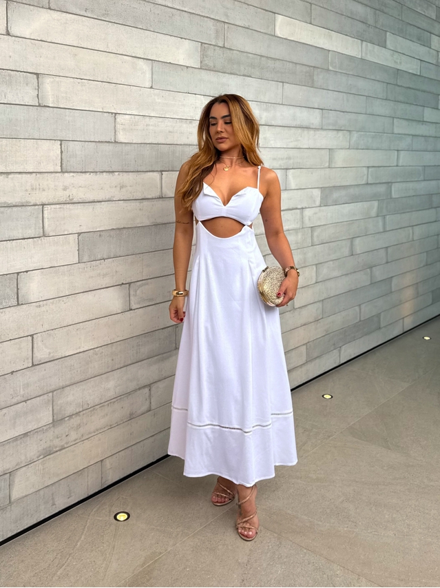 Vestido Midi Maraisa Branco 
