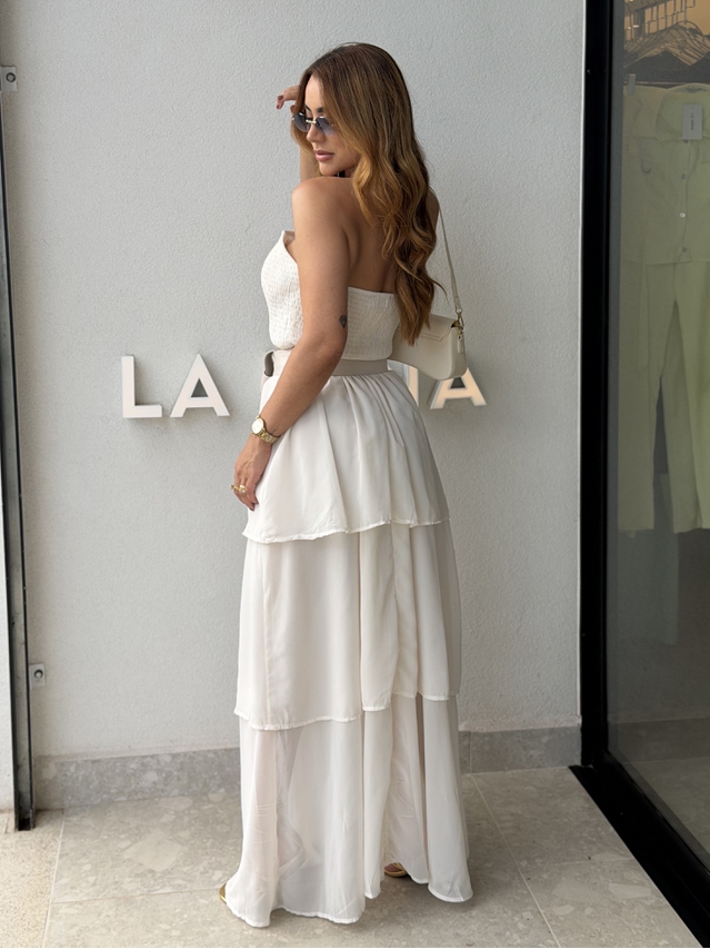 Conjunto Saia Rubia Off