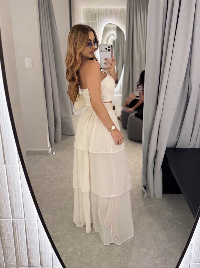 Conjunto Saia Rubia Off