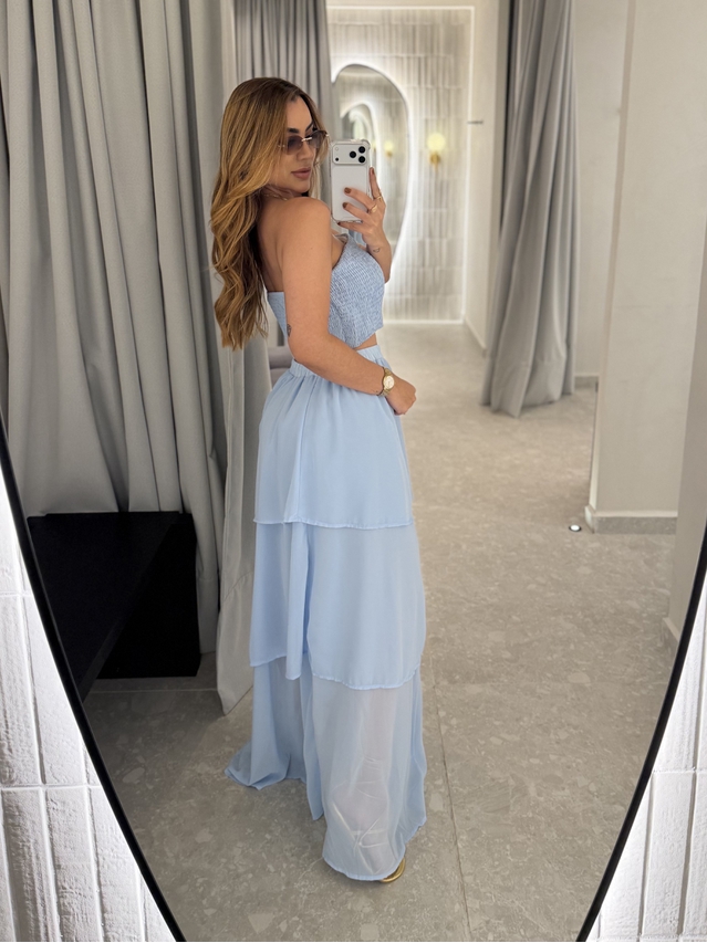 Conjunto Saia Rubia Azul