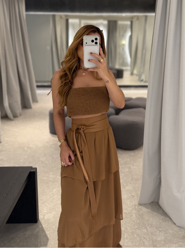 Cinto Faixa Caramelo