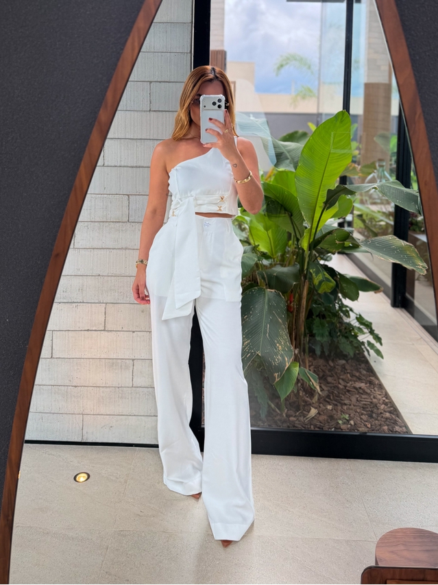 Conjunto Calça Felicity Branco