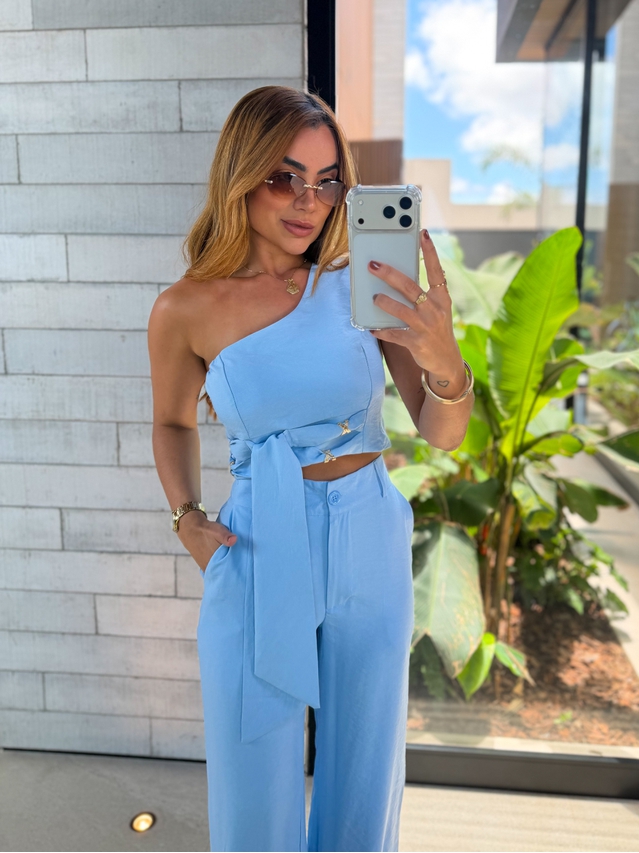 Conjunto Calça Felicity Azul