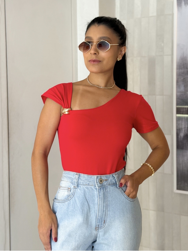 Body Metal Lais Vermelho