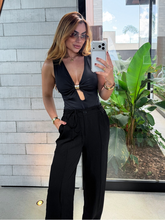 Body Decote Debora Preto 