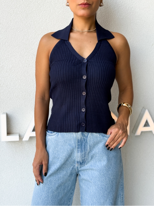 Blusa Tricot Frente Única Miranda Marinho 