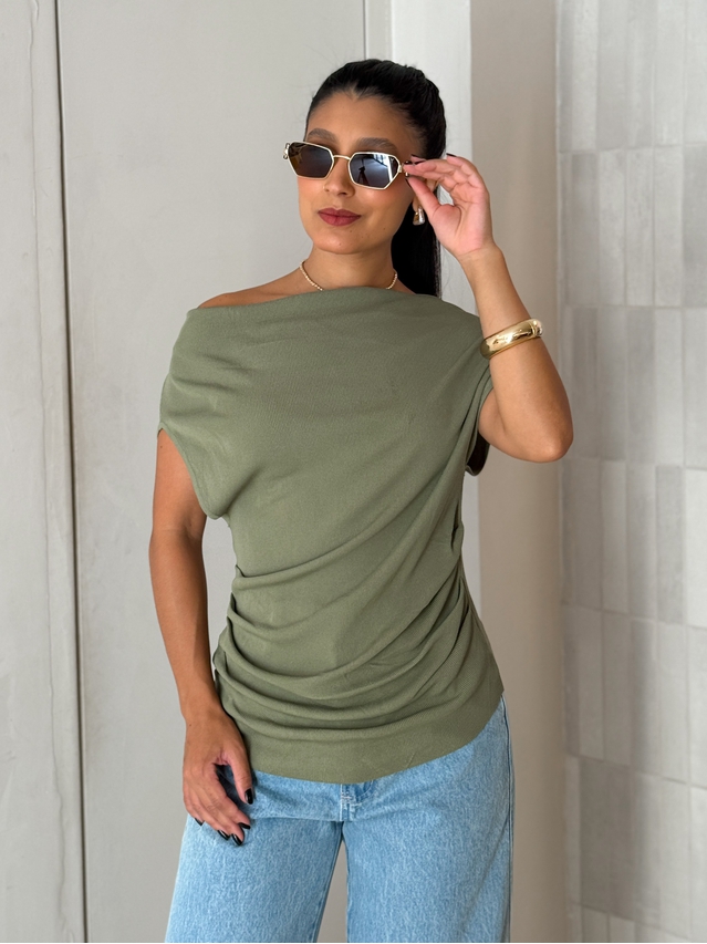 Blusa Tricot Light Úrsula Verde