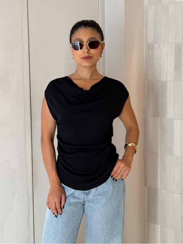 Blusa Tricot Light Úrsula Preta