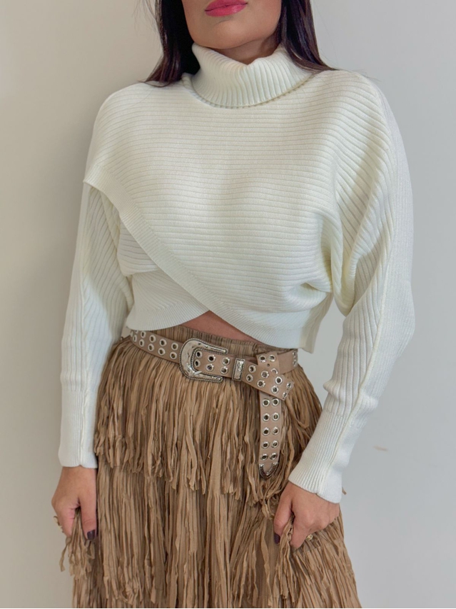 Cinto Fivela Ilhós Capuccino