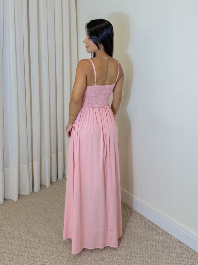Vestido Midi Cancún Rosa