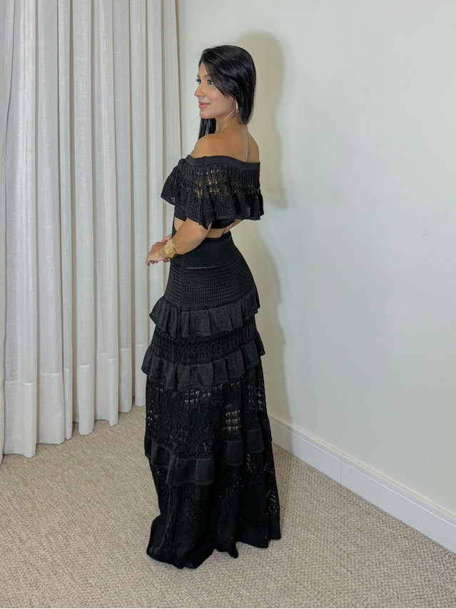 Vestido Tricot Nay Preto