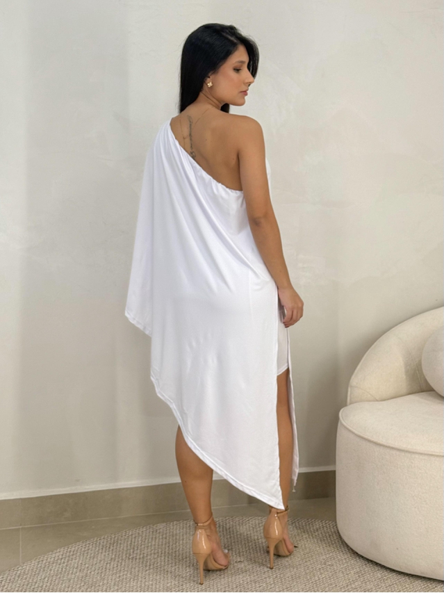Vestido Assimetrico Alexia Branco