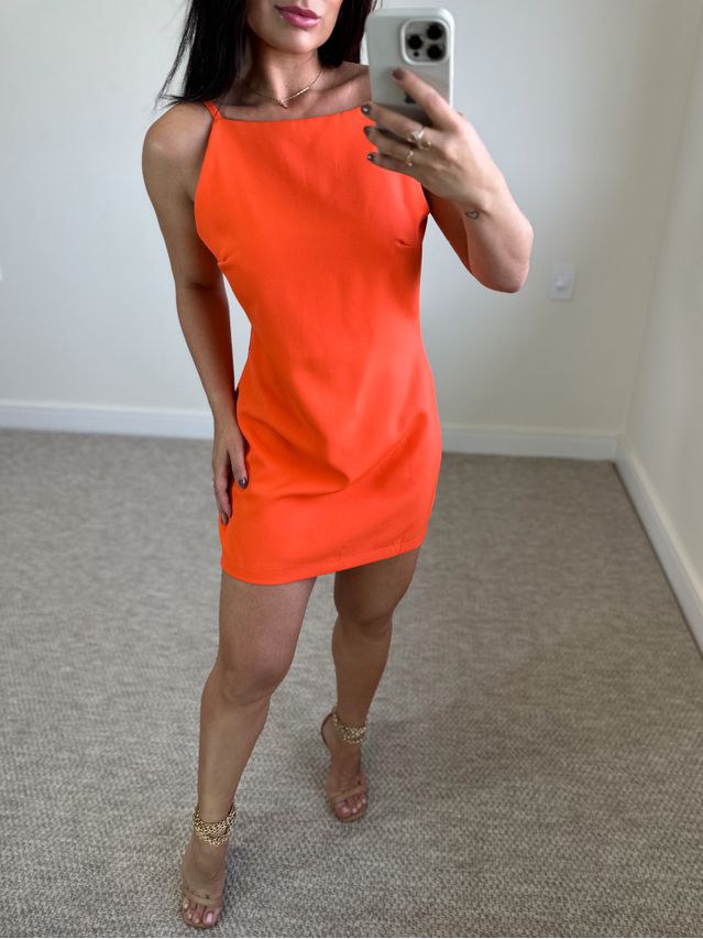 Vestido Noronha Laranja