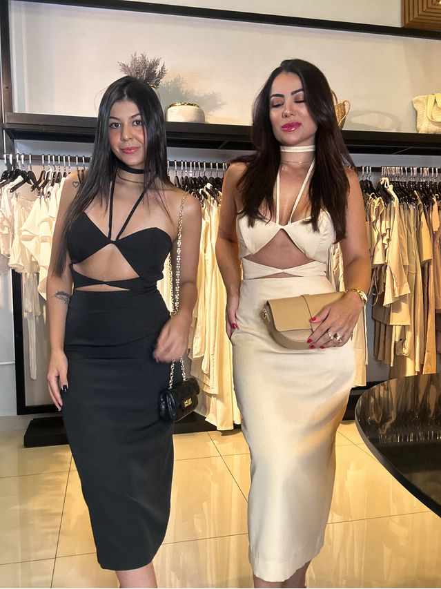 Vestido Midi Rússia Nude