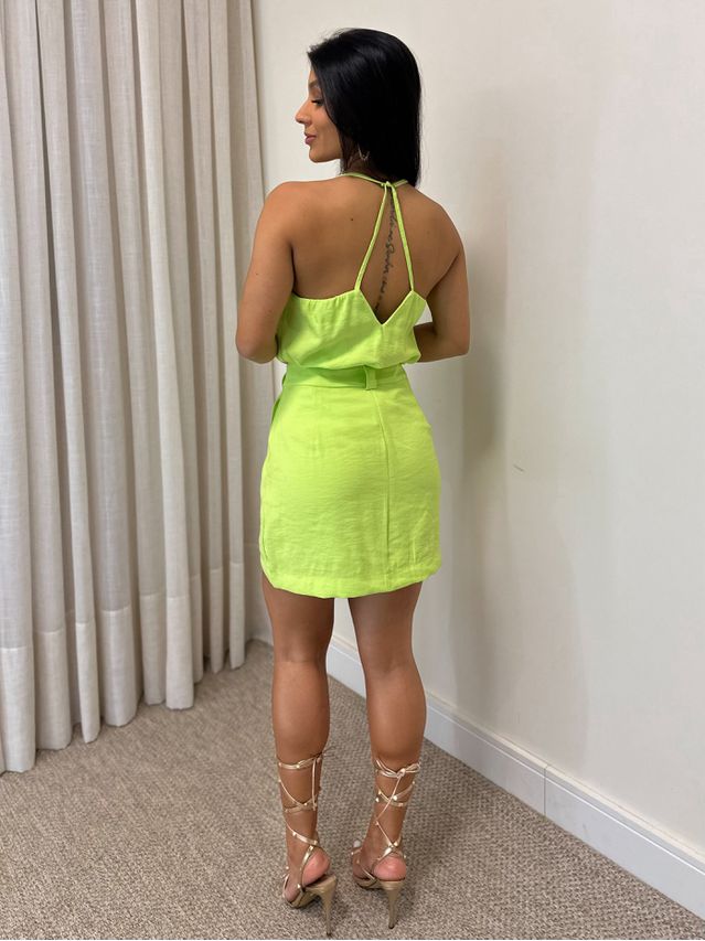 Saia Viscolinho Bruna Lima