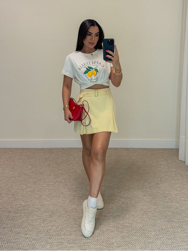 Saia Pregas Fernanda Manteiga 