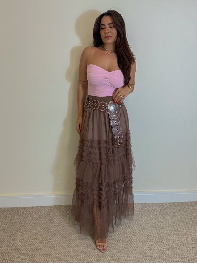 Cropped Tricot Érica Rosa