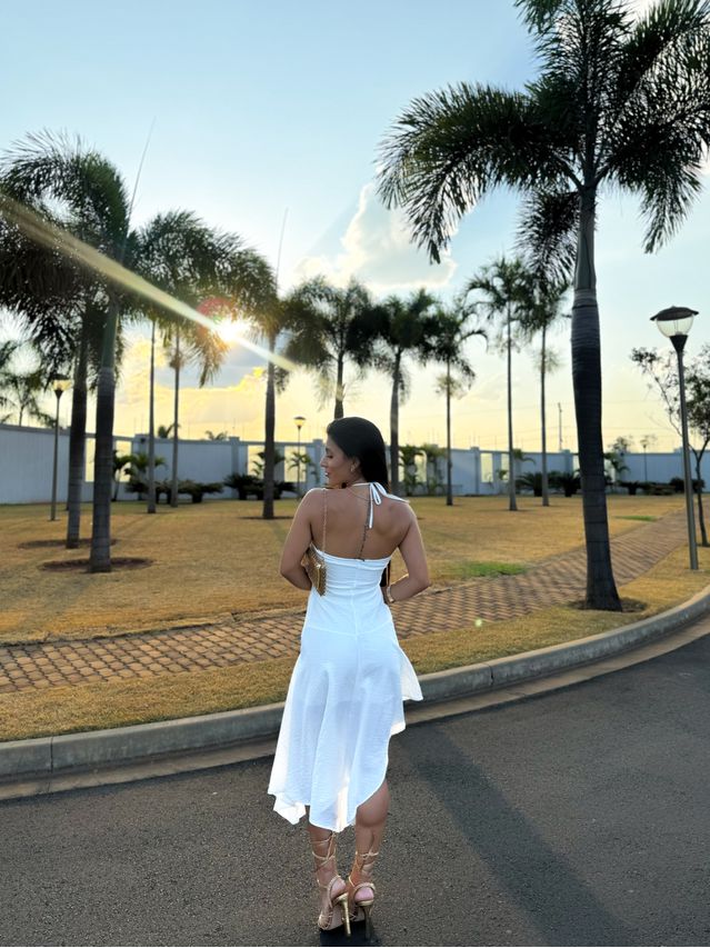 Vestido Midi Carla Branco